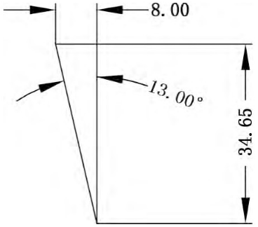 图3 分型面PL1开模距离的确定
